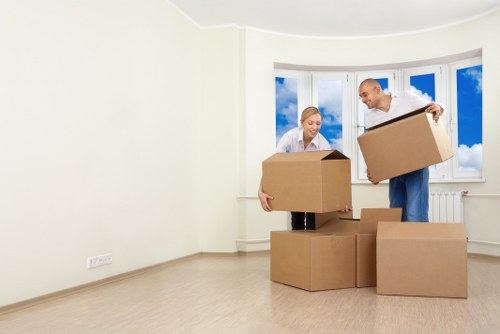 Secure storage units for home moves and decluttering in Leamouth